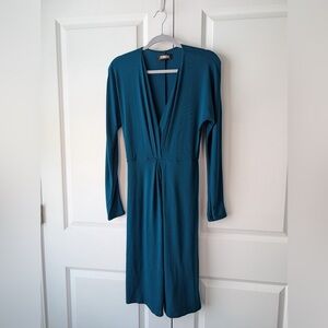 Reformation Carter Dress Teal (Size S)